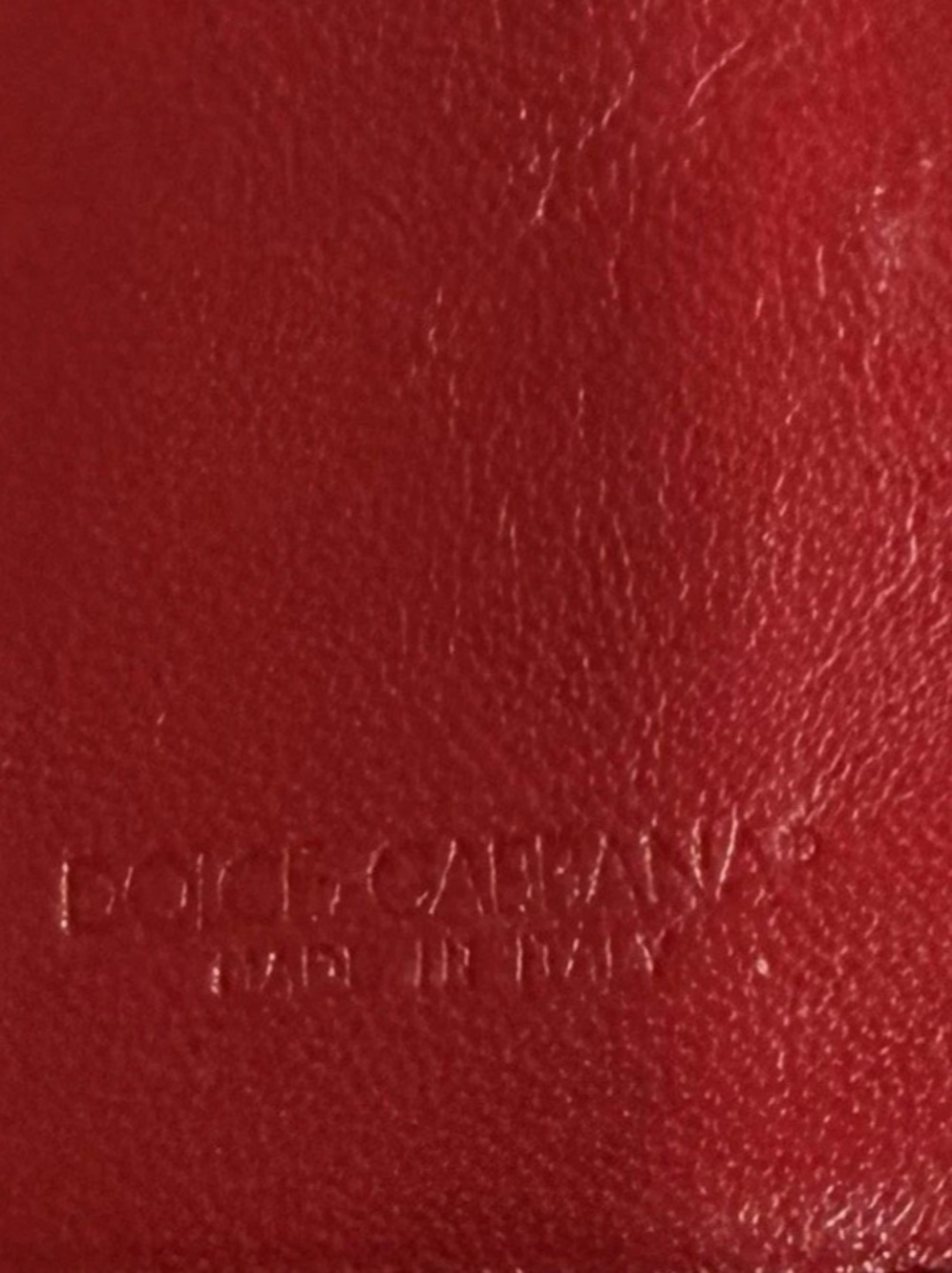 Dolce & Gabbana vintage Red Patchwork Wallet snake embossed leather - Picture 10 of 14